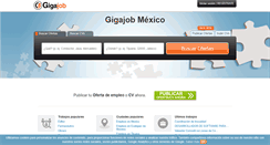 Desktop Screenshot of mx.gigajob.com