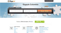 Desktop Screenshot of co.gigajob.com