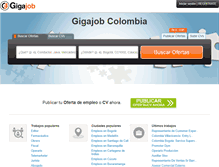 Tablet Screenshot of co.gigajob.com