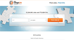 Desktop Screenshot of gigajob.com