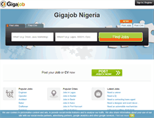 Tablet Screenshot of ng.gigajob.com